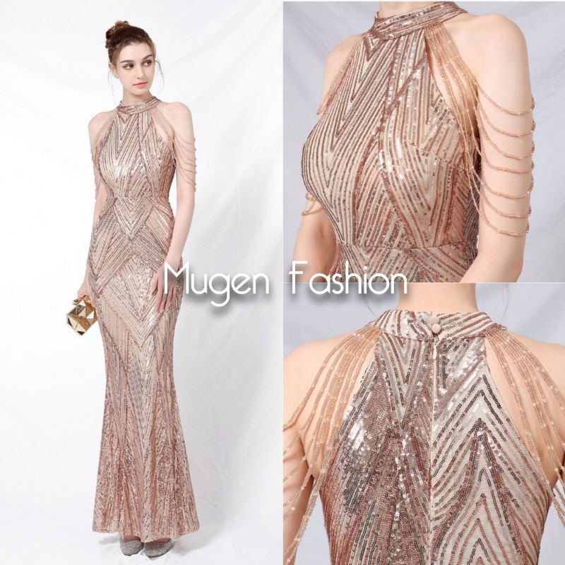 🚨 Mugen Fashion (มูเกน แฟชั่น) ชุดราตรียาว การันตรี งานสวยตรงปกแน่นอนค่ะ