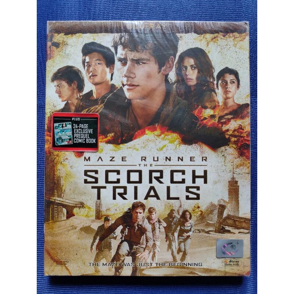 Blu-ray *แท้* : Maze Runner: The Scorch Trials (With Comic Book)/ เมซ รันเนอร์ สมรภูมิมอดไหม้/ มีเสี