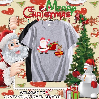 เสื้อผ้าคริสต์มาส เสื้อยืด เสื้อยืดสีขาวผู้หญิง เสื้อ Christmas เสื้อวันคริสต์มาส เสื้อธีมคริสต์มาส คอกลม 471