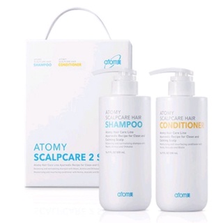 ยาสระผมและครีมนวดของแท้100%จากเกาหลี Atomy Scalpcare 2 เซ็ต