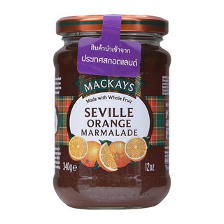 แม็คเคย์แยมส้ม 340กรัม Mackay Orange Jam 340 gm.