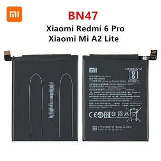 Xiao Mi BN47 4000MAh แบตเตอรี่สำหรับ Xiaomi Mi A2 Lite/Xiaomi Redmi 6 Pro BN47 แบตเตอรี่