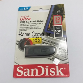 Fd SANDISK ULTRA USB 3.0 แฟลชดิสก์ ความเร็วสูงถึง 100mb/s 10x