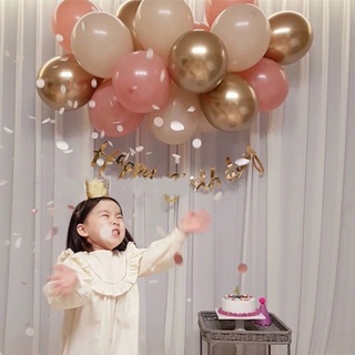 🎂เซ็ทลูกโป่งวันเกิด 𝗺𝗶𝗻𝗶𝗺𝗮𝗹 ลูกสาว(5) พร้อมส่งในไทย🎂