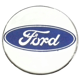 กรุณาวัดขนาดก่อนสั่งซื้อ สติกเกอร์ติดดุมล้อ FORD ขนาด 50mm. 1 ชุดมี 4 ชิ้น Aegether