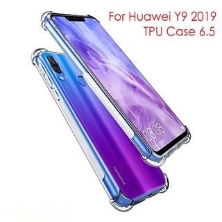 เคสกันกระแทกสีใส (ใหม่)หัวเว่ย วาย9 (2019) หลังนิ่ม Case Tpu Anti-knock For  Huawei Y9 (2019) (6.5") Clear