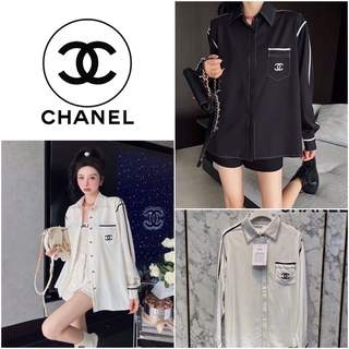 เสื้อเชิ้ตแขนยา CHANEL SHIRT 2022SS