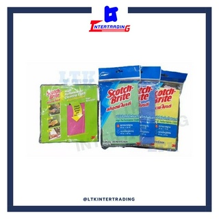 ผ้าไมโครไฟเบอร์ แบรนด์ 3M ขนาด 30x32 cm (สีน้ำเงิน/แดง/เหลือง/เขียว) (ผืน)