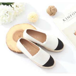 (Clearance) Minx chloe espradrilles รุ่นผ้า canvas สี white