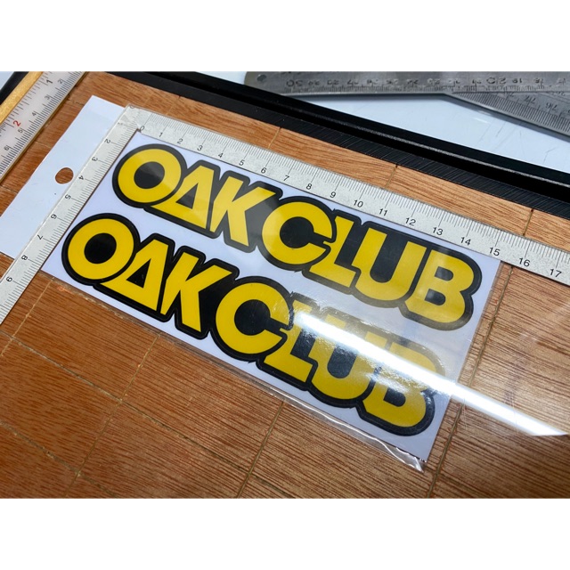 สติ๊กเกอร์ DECAL UNTUK KERETA SPOON SPORTS OAKCLUB