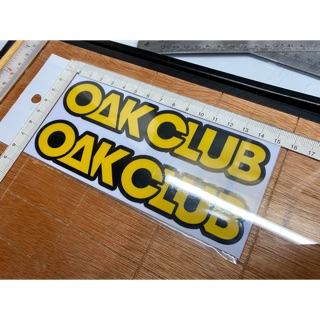 สติกเกอร์ DECAL สําหรับช้อนกีฬา OAKCLUB Train