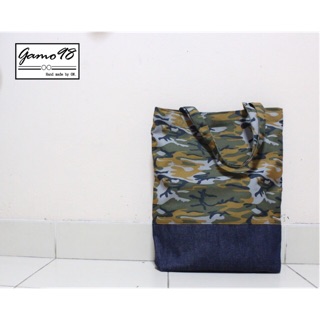 Tote M.-CAMO Bag กระเป๋าผ้าทรง tote