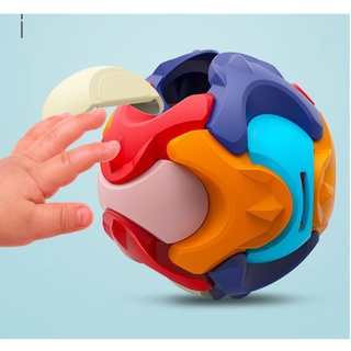 ลูกบอลสามมิติ ถอดประกอบได้ "Puzzle Assembly Ball" เสริมสร้างพัฒนาการทางความคิด ฝึกสมอง และ การแก้ปัญหา 2in1+กระปุกออมสิน