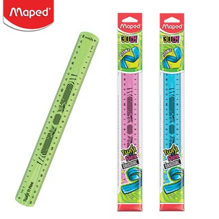 Maped (มาเพ็ด) ไม้บรรทัด 30 ซม. Twist ราคาต่อชิ้น รหัส TC/027900