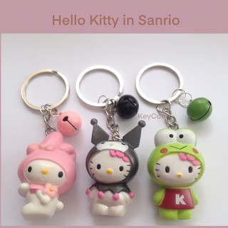 SANRIO พวงกุญแจ Hello Kitty สําหรับห้อยกุญแจรถยนต์