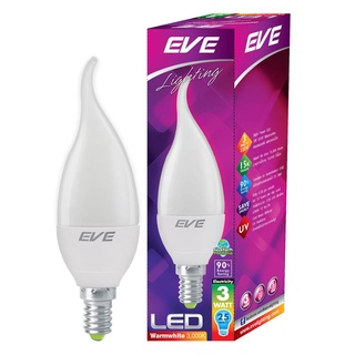 หลอดไฟ LED EVE ECO OPERA 3 วัตต์ WARMWHITE E14