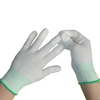 Annagood ถุงมือทําด้วยผ้าขนสัตว์ ถุงมือป้องกันแรงงาน วอลเปเปอร์ ภาพจิตรกรรมฝาผนัง ถุงมือติดตั้ง ผ้าฝ้าย เส้นด้าย