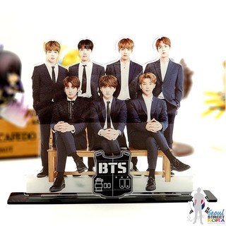 Acrylic Mini Standy BTS A สแตนอะคลิลิคบีทีเอสในท่านั่งสุดน่ารัก