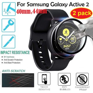 แผ่นปิดหน้าจอ PET แบบเต็มสำหรับ Samsung Galaxy Watch Active 2 Screen Protector Active 2 40mm 44mm Screen protection film