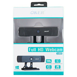 กล้องเว็บแคม WEBCAM OKER A455 Full HD 1080P ไมค์ในตัว *พร้อมส่งกั๊บ*