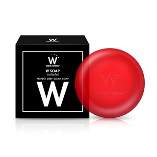 W Soap ดับเบิ้ลยูโซป สบู่ทำความสะอาดผิวหน้า (40g.)