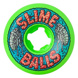 Slime Balls | 56mm 99a Flea Balls Speed Balls Green Skateboard Wheels