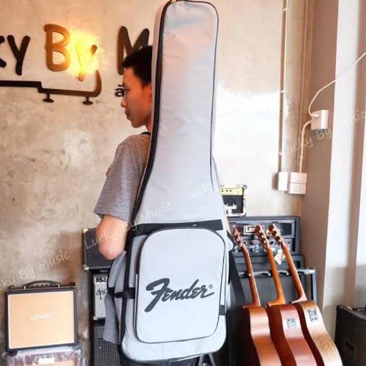 [โค้ดลด200.-📸] กระเป๋ากีต้าร์ไฟฟ้า Fender / Fires / Takane บุฟองน้ำหนา สามารถกันกระแทกได้ - รูปที่ 4