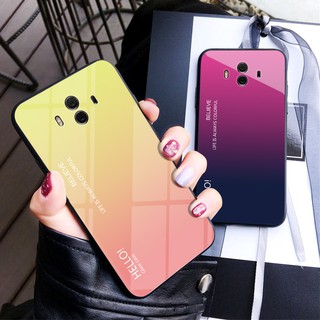 เคสโทรศัพท์มือถือไล่โทนสีสําหรับ Huawei Mate 10 / Mate 10 Pro