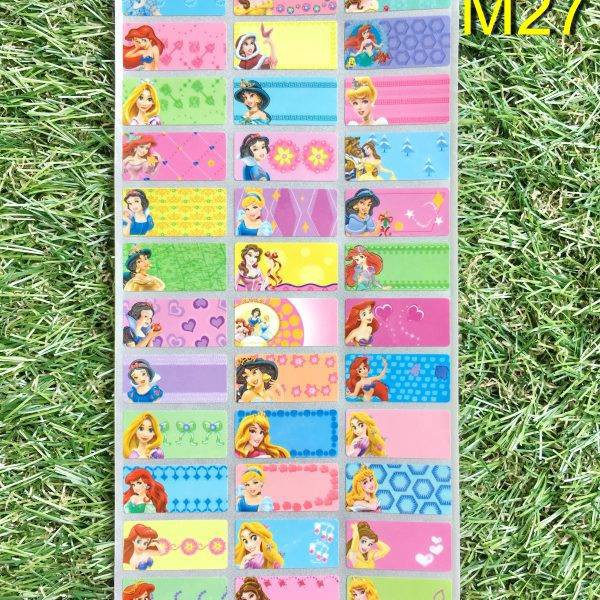 🎀สติ๊กเกอร์ชื่อกันน้ำ🎀 ลาย #M27