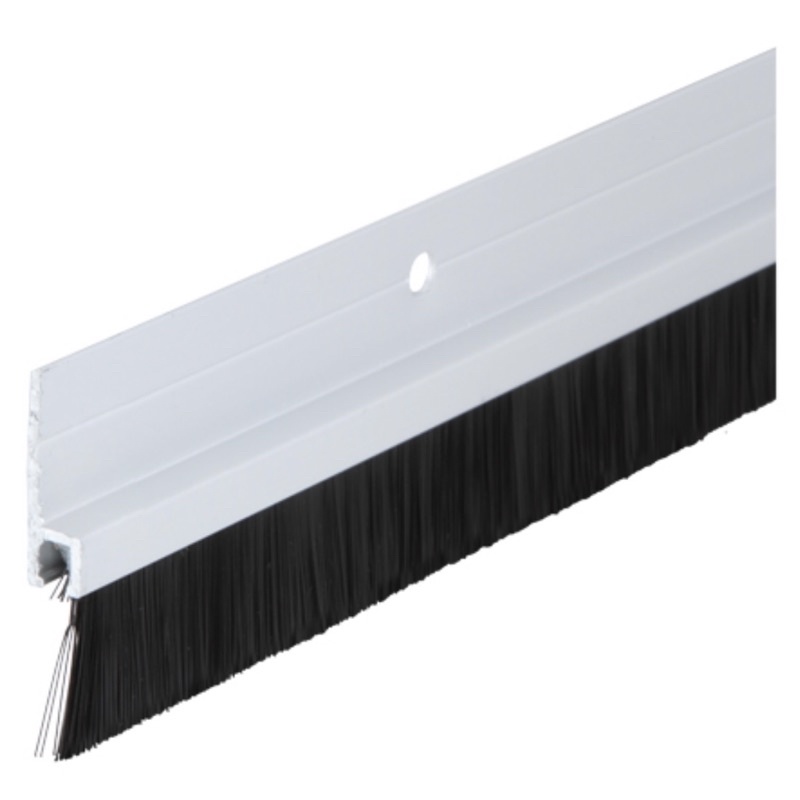 HAFELE ซีลประตูกันแมลงชนิดแปรง ฐานยึดอลูมิเนียม สีขาว ยาว 80,90,100 ซม.