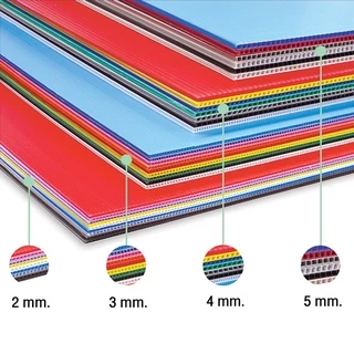 ฟิวเจอร์บอร์ด Future Board แผ่นพลาสติก ลูกฟูกหนา3mm.(ขายเป็นแผ่น) เล็ก49*65/ กลาง65*81/ ใหญ่65*122cm.