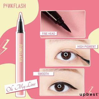 Pinkflash Ohmyline อายไลเนอร์สีดํา กันน้ำ ติดทนนาน