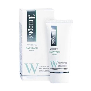 [แพ็ค 2] Smooth E White Babyface Cream 30 G. ครีม ผิวขาว เนียนใส สูตรสำหรับผิวอ่อนโยน MelaWhite Switzerland สมูทอี