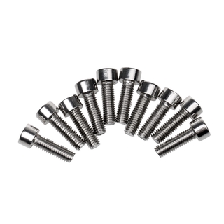 10Pcs M5*15 Stainless Bike Water Bottle Cage Bolts Holder Hex Socket Screws