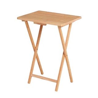เฟอร์นิเจอร์ โต๊ะพับไม้ยางพารา PJ WOOD สีธรรมชาติ