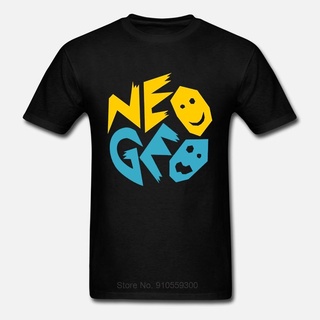 เสื้อยืดวินเทจเสื้อยืดแขนสั้น พิมพ์ลาย Neo Geo SNK สไตล์เรโทร สําหรับผู้ชาย ส่งฟรีS-5XL