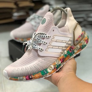 [เหลือ 1,240 บ.โค้ด "RONGNOV30”🔥] Ultraboost 20 :Orchid Tint/Cloud White/Glory GreenSKU: FX8890 | ไซส์ 41-45