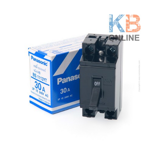 เบรคเกอร์ Panasonic 2P 30A BSBN30 Circuit Breaker Panasonic 2P 30A BSBN30