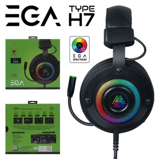 EGA TYPE H7 GAMING HEADSET 7.1 Surround หูฟังเกมมิ่ง หูฟังเล่นเกมส์ ดีไซน์สวย ของแท้