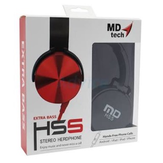 หูฟัง md hs-5 ใช้กับโทรศัพท์ หูฟังและไมโครโฟน