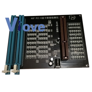 Pc Agp Pci - E X16 เครื่องมือวิเคราะห์ภาพการ์ดตรวจสอบซ็อกเก็ต