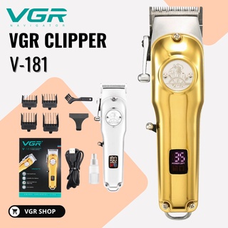 VGR V-181 ปัตตาเลี่ยนตัดผมไร้สาย ปัตตาเลี่ยนตัดผมจัดแต่งทรงผมท่านชาย