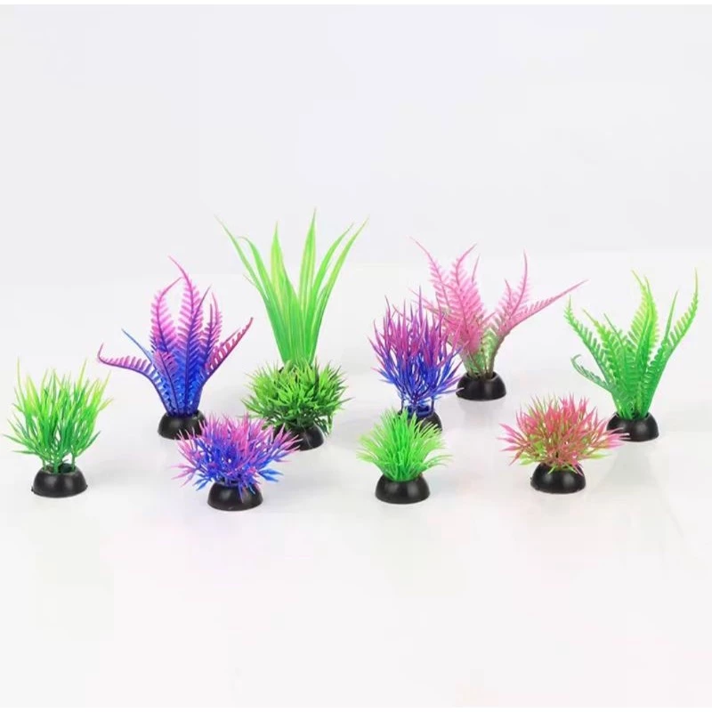 🍀พร้อมส่ง(4cm-12cm)ต้นไม้ตู้ปลา ต้นไม้ปลอม ต้นไม้พลาสติก อุปกรณ์ตู้ปลา ของตกแต่งตู้ปลา ต้นไม้ปลอมตู้ปลา🍀 thumbnail 7