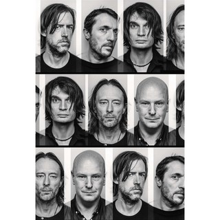 โปสเตอร์Radiohead โปสเตอร์เรดิโอเฮด Thom Yorke โปสเตอร์ วอลเปเปอร์ ตกแต่งผนัง Poster โปสเตอร์วินเทจ โปสเตอร์วงดนตรี