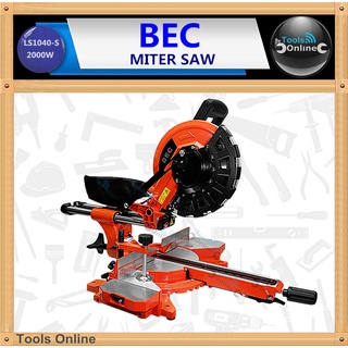 BEC แท่นตัดองศา 10 นิ้ว มีเรเซอร์ เลื่อนสไลด์ได้ ตัดองศา เลื่อยองศา รุ่น LS1040-S