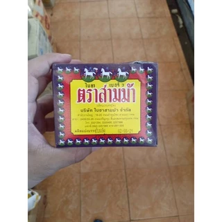 🔥10กล่อง🔥ชาสามม้า ใบชาตราสามม้าเบอร์3 ขนาด 80 กรัม