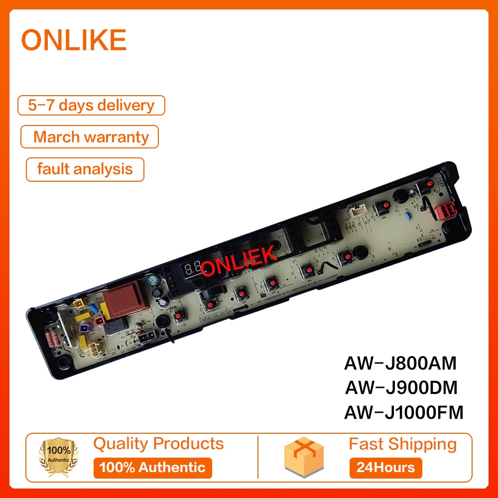 Toshiba AW-J800AM / AW-J900DM / AW-J1000FM เครื่องซักผ้า บอร์ด PCB (บอร์ดควบคุม) AW-J800 AW-J900 AW-J1000