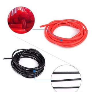 สายไฟซิลิโคน สายไฟ สายไฟแบตเตอรี่ 7AWG/8AWG/10AWG/12AWG/14AWG ทนความร้อนสูง [ ราคาต่อ 1 เมตร ]