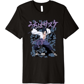 เสื้อยืดแขนสั้นนารูโตะ Naruto Shippuden Sasuke Curse Premium T-Shirt  Naruto