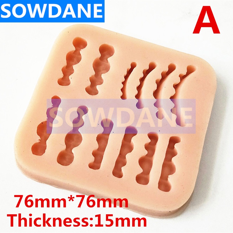 Dental Lab Laboratory Denture Wax Teeth Rubber Model Tooth Inverted